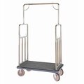 Hospitality 1 Source Classic Bellmans Cart, Stainless Steel BCF107SS